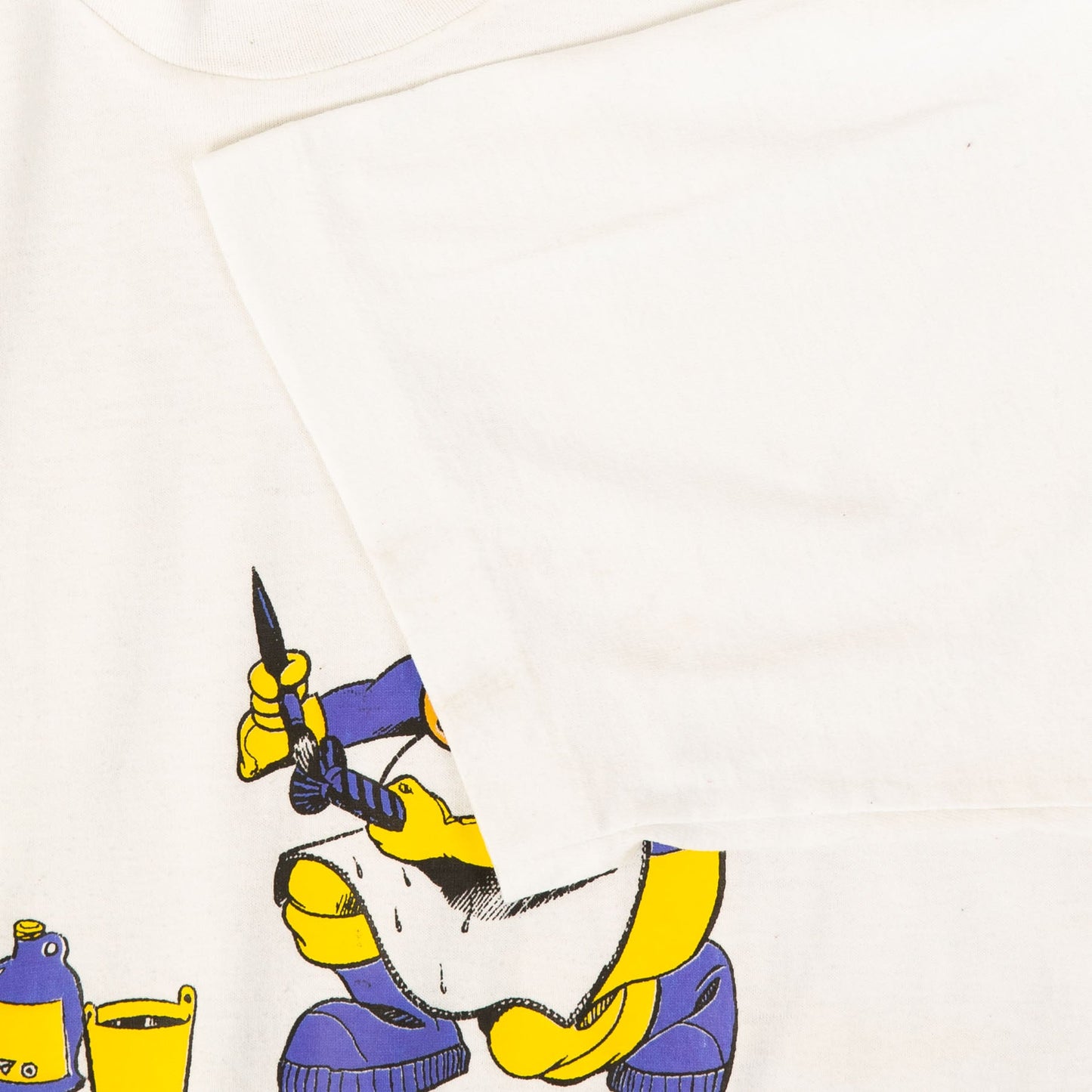 MEN'S VINTAGE 1990S PLAIN AND SIMPLE SINGLE STITCH T-SHIRT - MEDIUM